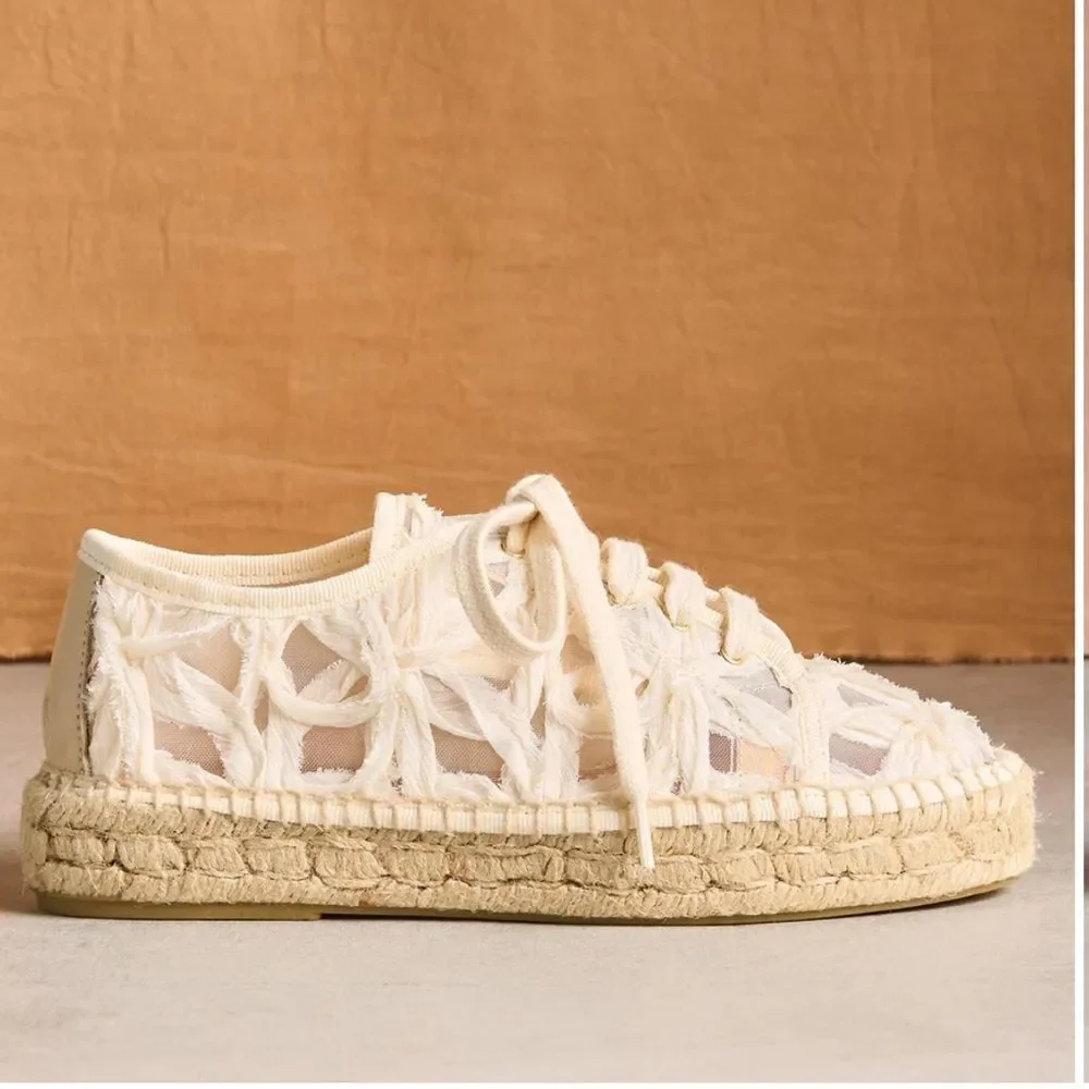 NIB Sundance Lace Petals Sneaker